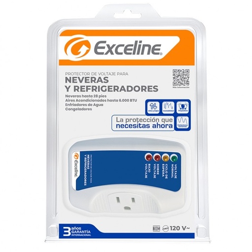 [GSM-N120] PROTECTOR PARA NEVERAS Y REFRIGERADORES HASTA 28 PIES 120 V 