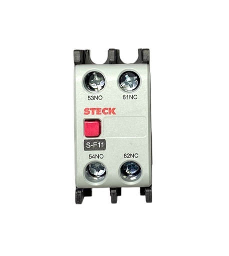 [SF11] BLOQUE DE CONTACTO AUXILIAR 1NO+1NC MONTAJE FRONTAL PARA CONTACTOR