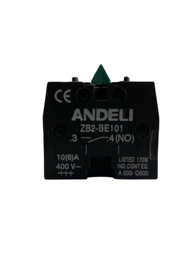 [ZB2-BE101] BLOQUE DE CONTACTO NORMALMENTE ABIERTO (NO) 10A 400V
