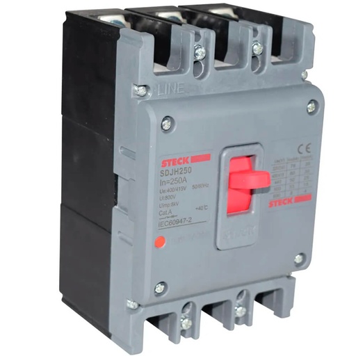 [SDJH50] BREAKER 3X50A CAJA MOLDEADA  60KA 220 VAC - 30KA 440 VAC STECK