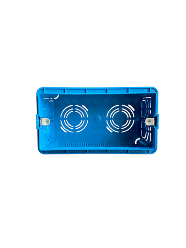 [V71304] CAJA EMPOTRABLE RECTANGULAR 4 MODULOS AZUL V71304 VIMAR