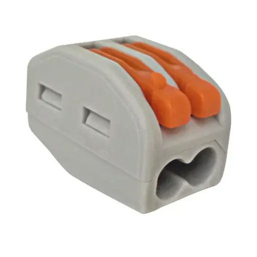 [LD-1030] CONECTOR RAPIDO 1P-2CABLES 32AMP P/CABLE 28-12AWG