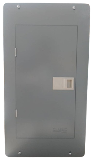 [TFM-24] TABLERO RESIDENCIAL 24 CIRCUITOS MONOFASICO EMPOTRABLE C/PUERTA PREPONCHADA Y PNTURA ELECTROSTATICA GRIS 125A 
