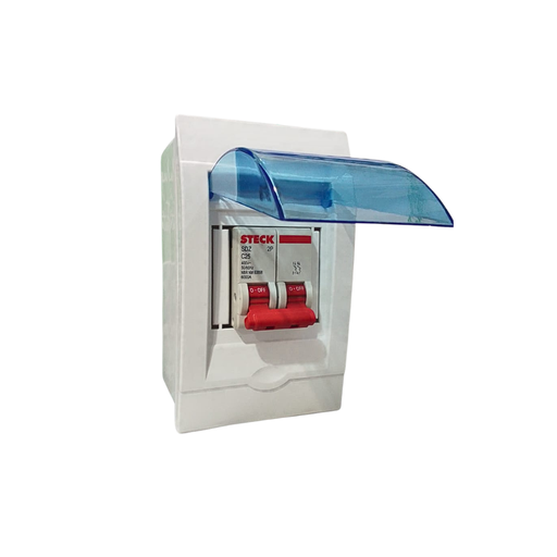 [LD-1001] TABLERO DE DISTRIBUCION PLASTICO 2-3 CIRCUITOS RIEL DIN