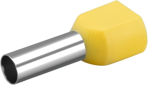 [TE6014] TERMINAL PUNTA HUECO AMARILLO P/CABLE 10AWG 