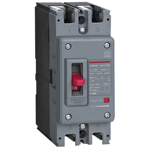 [CDM3S-125C/2300-80A] BREAKER 2X80A CAJA MOLDEADA