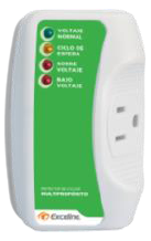 [GSM-MP120] PROTECTOR MULTIPROPOSITO CONTRA ALTO Y BAJO VOLTAJE 120V EXCELINE