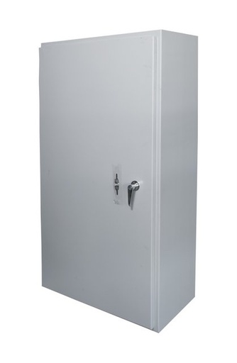 [CDC-INTEL1008030] CAJA DE CONTROL 1000X800X300mm NEMA 3R USO EXTERIOR C/PUERTA Y CERRADURA DOBLE FONDO PINTURA ELECTROSTATICA GRIS