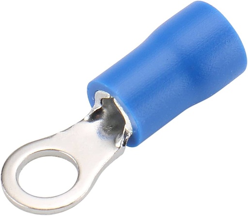 [RV2-5] TERMINAL ANILLO AZUL P/CABLE 16-14AWG OJAL 3/16" 5MM