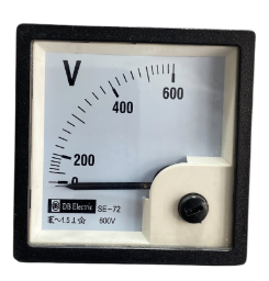 [VOL48600] VOLTIMETRO ANALOGICO 48x48 600v MODELO SE-48