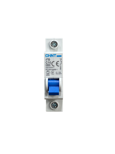 [EB-1-C10] MINI BREAKER 1X10A 4.5KACC CURVA C 120/400V 50/60HZ