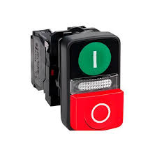 [SLPDL11MCHP] PULSADOR DOBLE PLASTICO CON LUZ PILOTO LED
