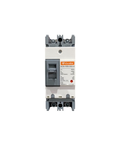 [GCM-F125-060-2] BREAKER 2X60A CAJA MOLDEADA TERMOMAGNETICO FIJO