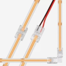 [LUM-082-P8] CONECTOR CONTINUO TIPO L P/CINTA LED CON LUM-082-P8