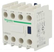 [LADN22] BLOQUE DE CONTACTO AUXILIAR 2NA+2NC FRONTAL P/CONTACTORES LC1D Y LCIF Y REDES DE CONTROL CAD CAPACIDAD 10A/690V