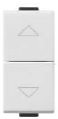 [09062] PULSADOR DOBLE INTERBLOQ. 1P NO+NO 10A 250V BLANCO NEVE UP