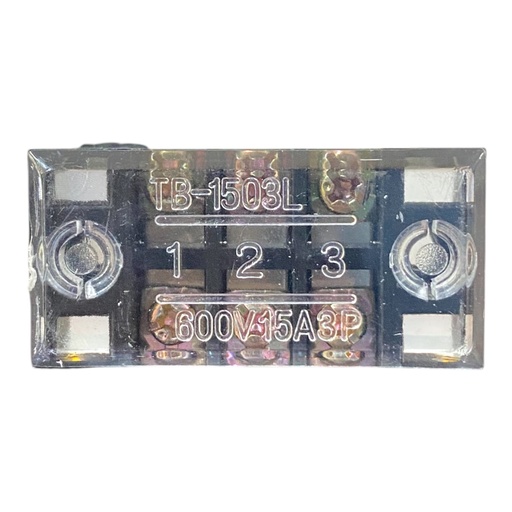 [TB-1503] BORNERA DE BAQUELITA O REGLETA DE DISTRIBUCION 15A 3P
