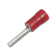 [PTV1.25-10] TERMINAL PUNTA SOLIDA ROJO P/CABLE 22-16AWG PQTE 100PZAS